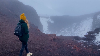 Αίτνα - To Χιονισμένο ηφαίστειο (video)