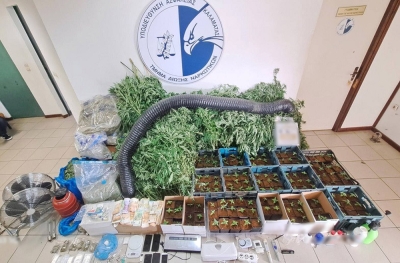 Καλαμάτα: Κατασχέθηκαν Πάνω από 28 κιλά κάνναβης και 270 φυτά κάνναβης (pics)