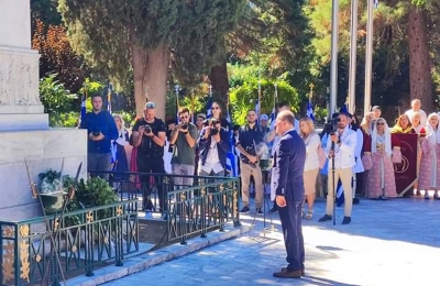 Στις εκδηλώσεις για την κατάληψη της Τρίπολης από τους επαναστατημένους Έλληνες παρέστη την Κυριακή ο περιφερειάρχης Πελοποννήσου