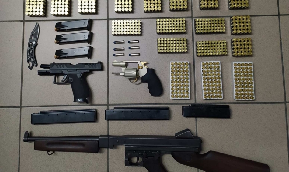 Συλλήψεις στην Λακωνία - Είχαν οπλοστάσιο με εκατοντάδες σφαίρες