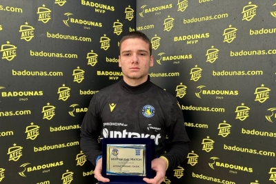 BADOUNAS MVP Of The Match: Η βράβευση του Δομίνικου Προύντζου