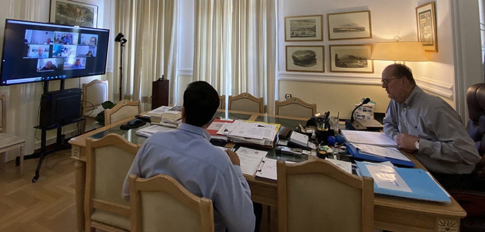 Θέματα του πρωτογενή τομέα σε τηλεδιάσκεψη υπό τον περιφερειάρχη Πελοποννήσου